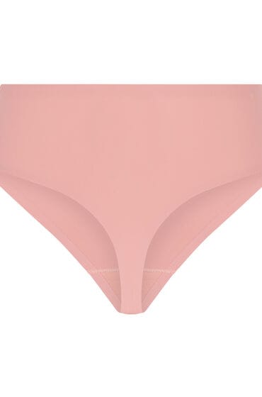 Hunkemöller Dames Lingerie String Smooth - Roze - maat S