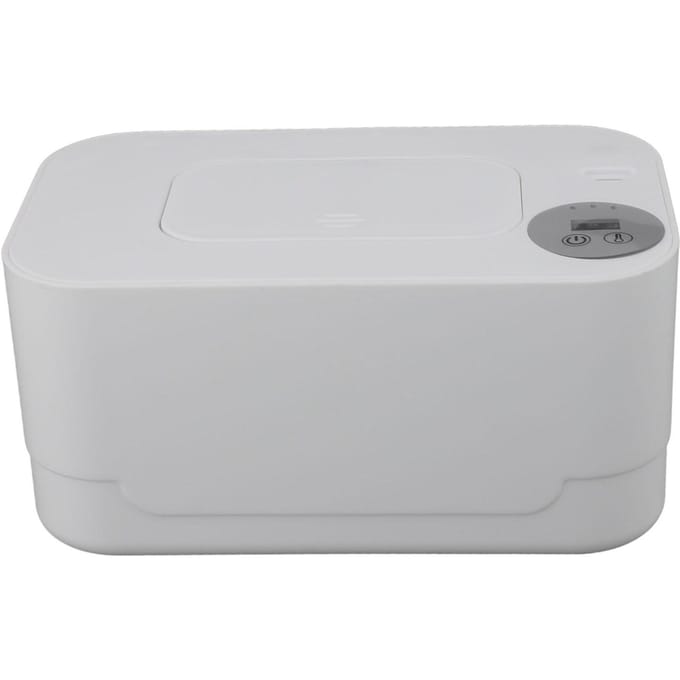 Doekjeswarmer met Nachtlampje Temperatuur Instelbaar Navulbaar Multifunctioneel Draagbaar USB Babydoekjeshouder wit