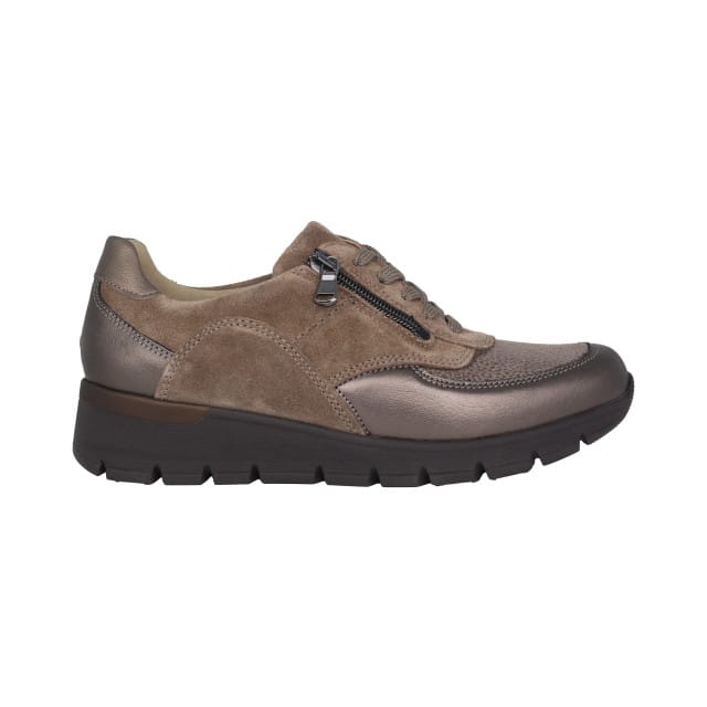 Waldläufer K-Ramona - dames sneaker - Grijs - maat 41.5 (EU) 7.5 (UK)