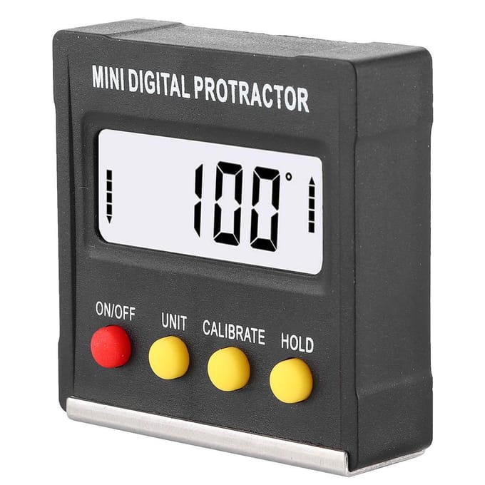 Mini Elektronische Digitale LCD Gradboog Hoekzoeker Waterpas Inclinometer Meetinstrumenten white
