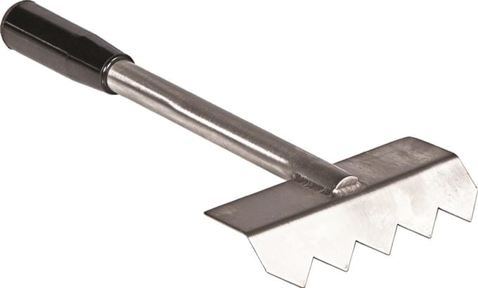 Combisteel Base 700 Lavasteengril Schraper Breed Geribd 7178.9055