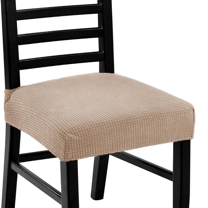 Jacquard Stoelzithoezen Afneembaar Wasbaar Stofdicht Stretch Spandex Eetkamer Gestoffeerde Stoelkussen Slipcovers