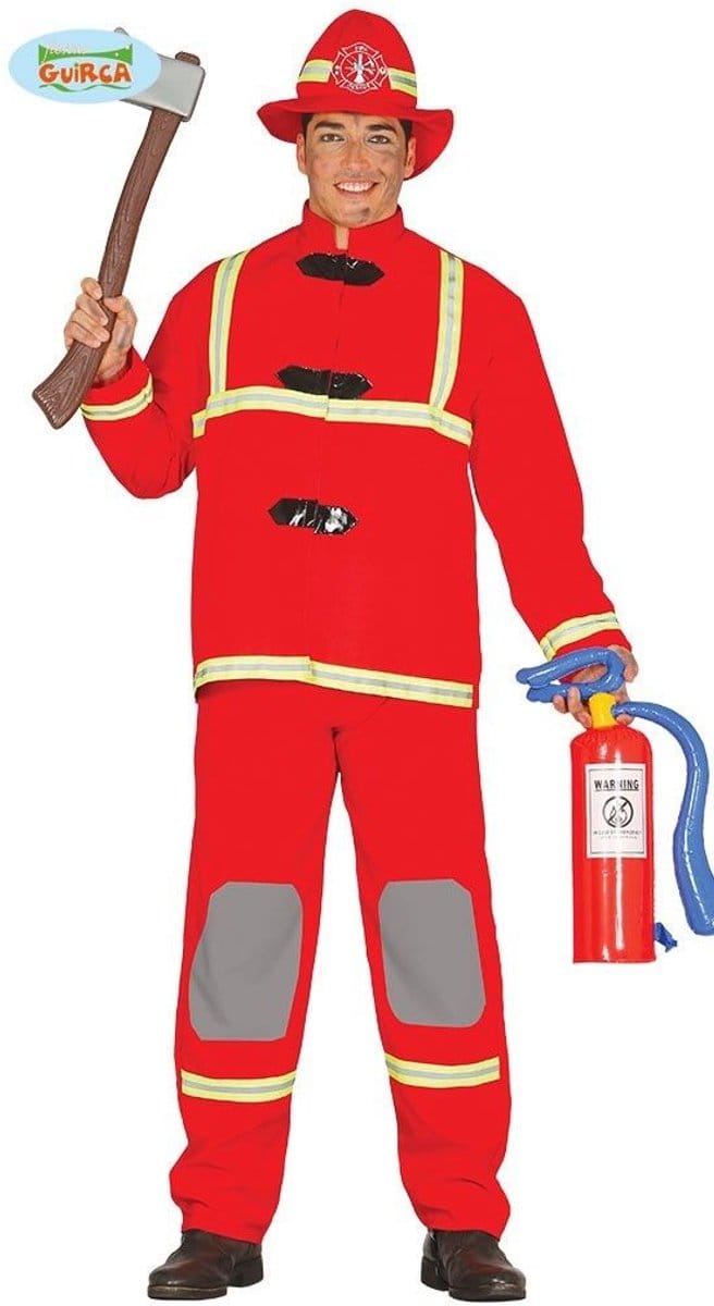 Brandweer kostuum man - Maat XXL