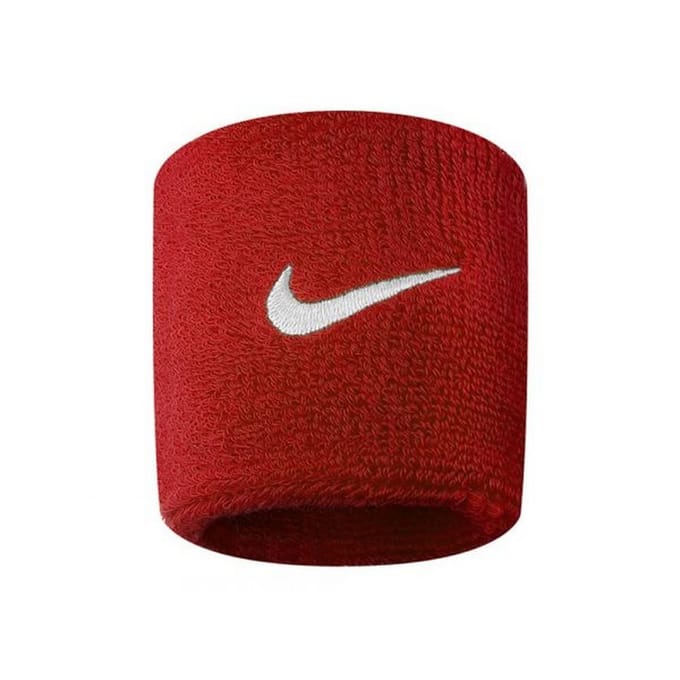 Nike Unisex Volwassenen Swoosh Polsband (Set van 2) (Rood)