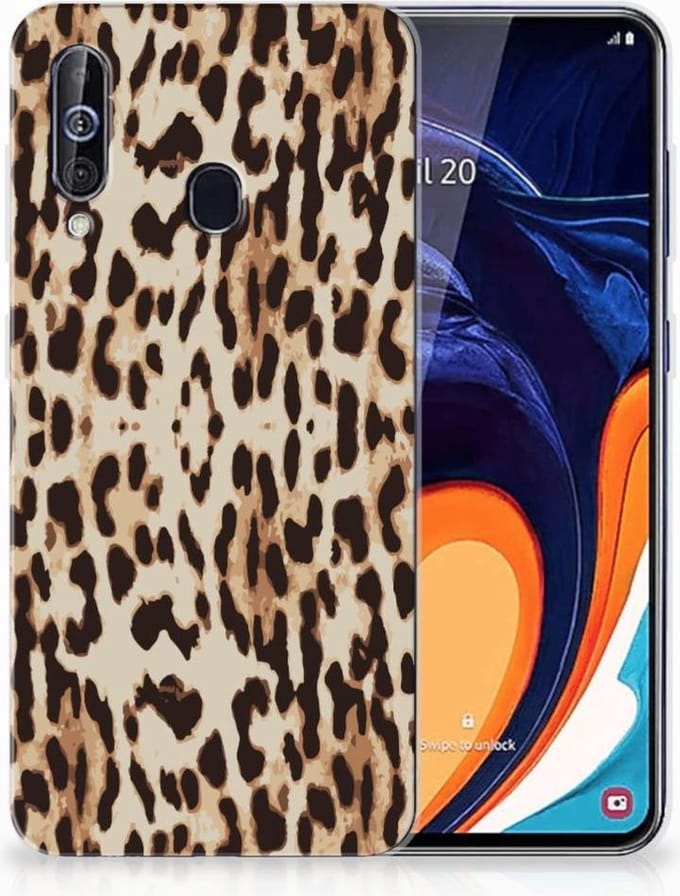 Samsung Galaxy A60 TPU Hoesje Leopard