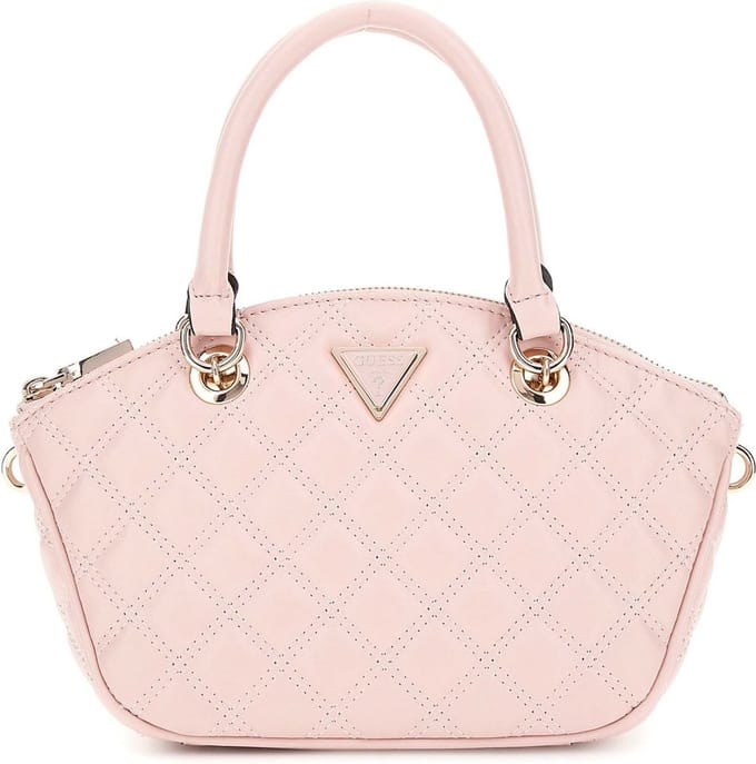 GUESS Schoudertas Handtas Giully Mini Satchel Peony Roze