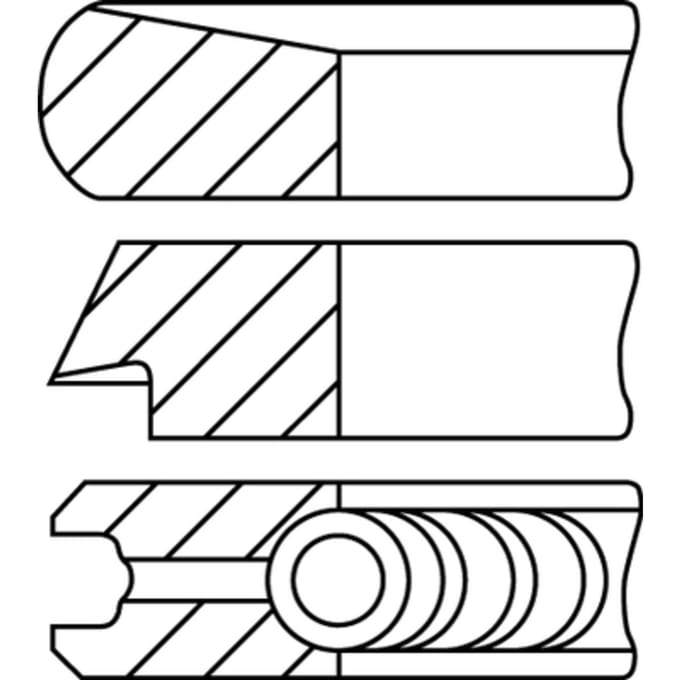 Goetze Engine Zuigerveren set GOETZE 08-452400-00