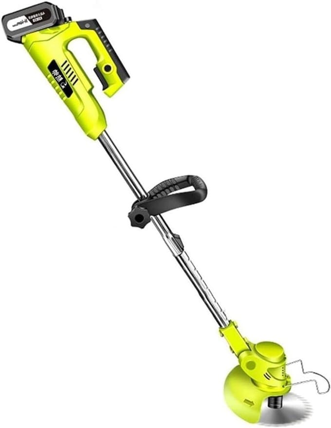 Elektrische Grasmaaier - Gazon Trimmer - Tuin Onderhoud - Lithium Batterij - 2 cm Snijdiameter - Groen