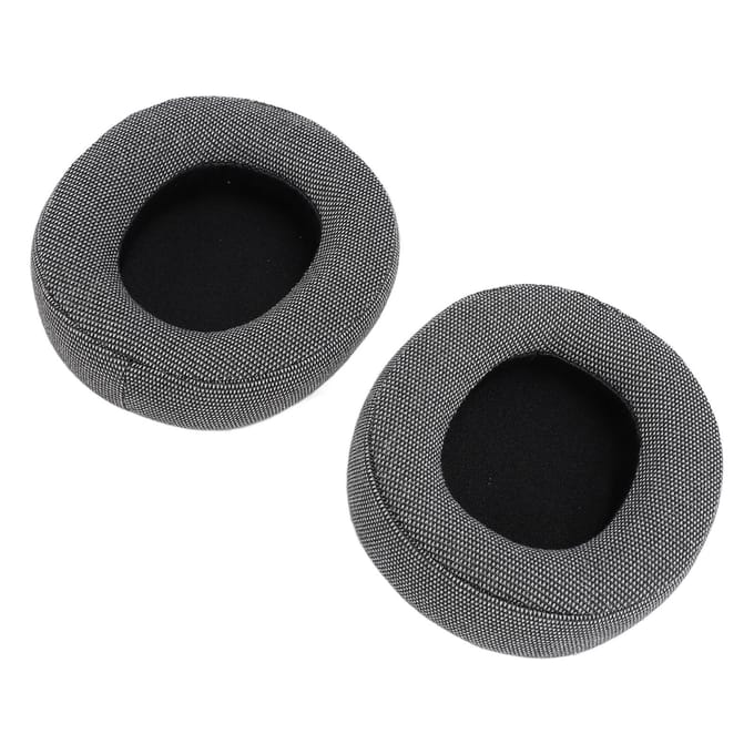 Vervangende oorkussens voor Arctis Nova Pro Wireless gamingheadset Ademend katoenlinnen hoofdtelefoon oorkussens kussens black