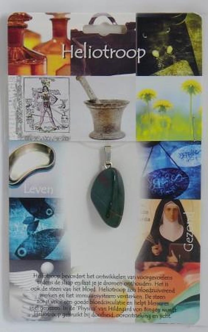 Spirituele hangersteen Heliotroop