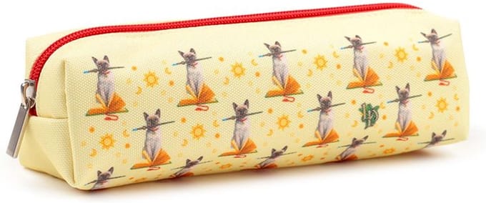 Etui/Pennenzak - Lisa Parker - Hocus Pocus Cat - Canvas - 5.5x20x6cm