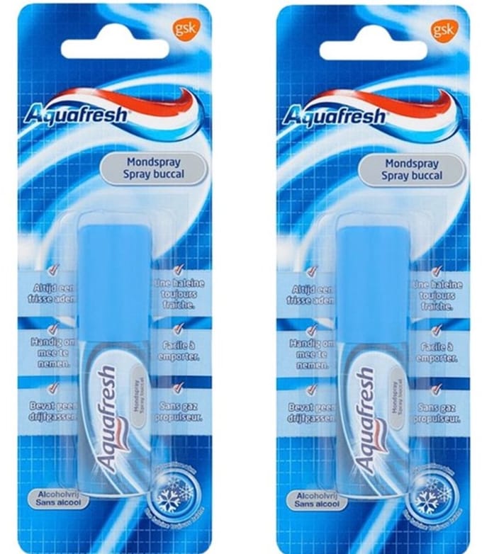 Aquafresh Mondspray 15 ml - Voordeelverpakking - 2 stuks