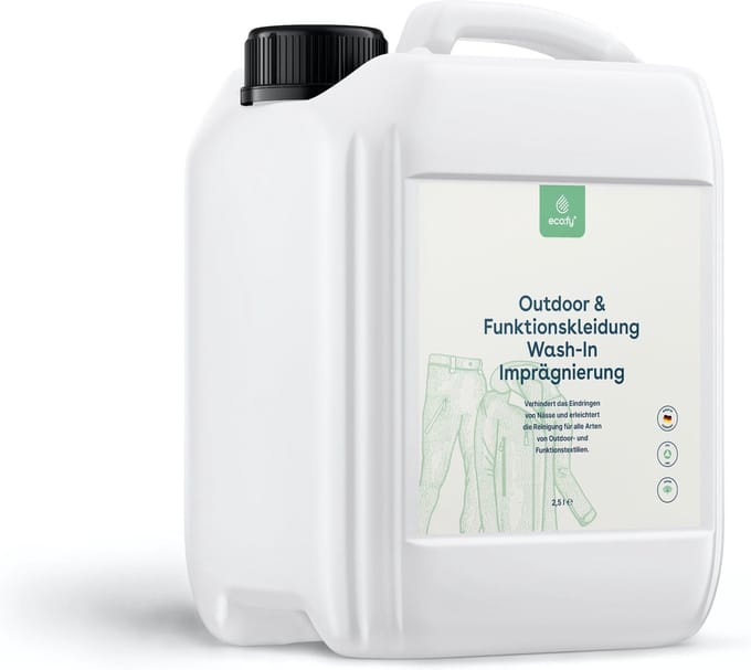 eco:fy® Inwasimpregnering van textiel • PFC-vrij, impregneermiddel, inwasimpregnering
