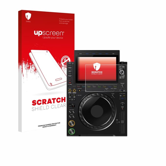 upscreen - Screenprotector voor Pioneer CDJ 3000X - Folie Beschermfolie transparant
