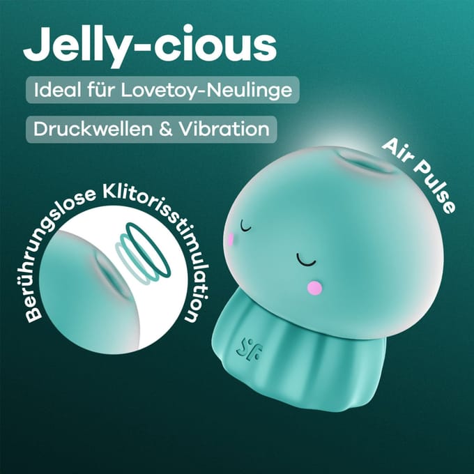 Satisfyer - Jelly-cious - Luchtdruk Vibrator - Groen