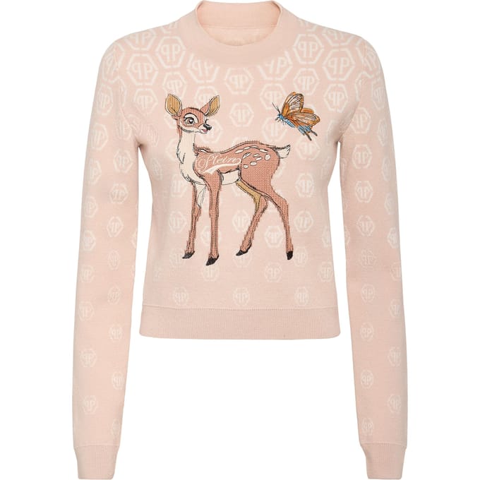 Trui Ronde Hals Ls Monogram