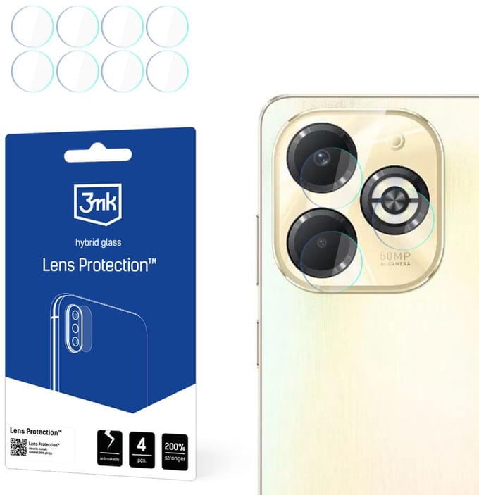 Infinix Smart 8 Plus - 3mk lensbescherming