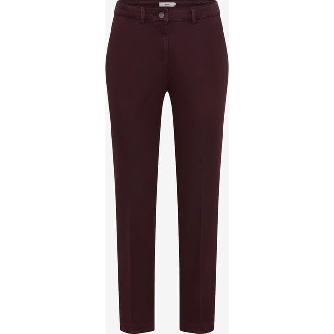 Brax Dames Chino  Style MARON S BLACKBERRY VIOLET, donkerpaars, maat 40K
