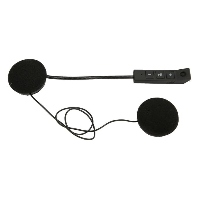 Casque moto Bluetooth BT8, facile à connecter, musique stéréo, Bluetooth 5.0 black
