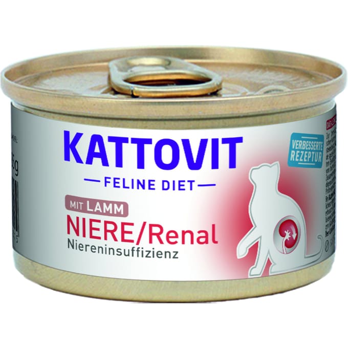 12x85g Nieren/Renal Lam Kattovit Kattenvoer
