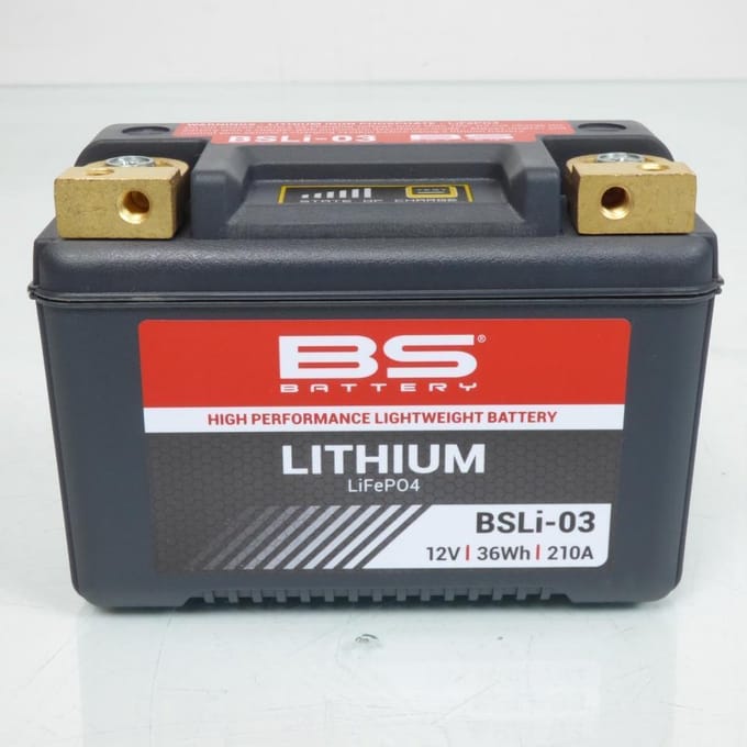 Lithiumbatterij van BS Battery voor Arctic Cat 400 MRP 4x4 auto 2004 BSli-03 / HJB9Q-FP / 12N9-4B-1 / 12V 36Wh nieuw