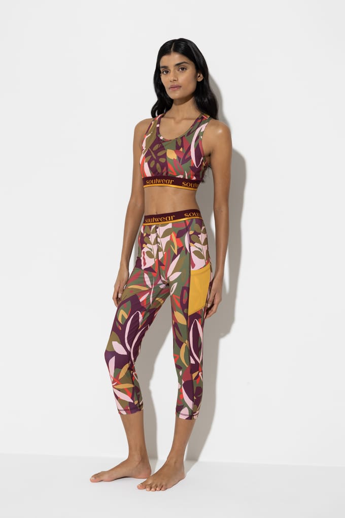 Broek 3/4-lang Serie Flexible Green Valley