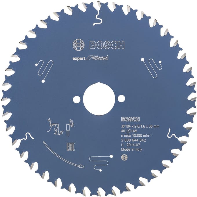 Cirkelzaagblad expert for Wood 180x20x2.6/1.6x36 T