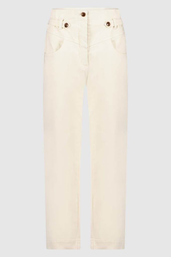 Circle of Trust Becca Pants Creme Größe: L | Stoffhosen Outlet | Damen