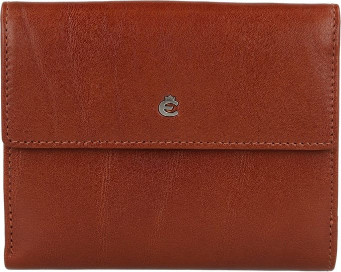 Esquire Toscana Portemonnee RFID-bescherming Leer 12 cm - Jongens - Horizontaal - braun