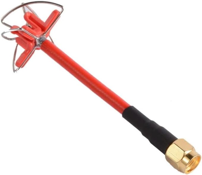 Klavertje Vier Antenne - FPV Antenne - FPV Racing - Hoog Rendement - 3dbi - Rood