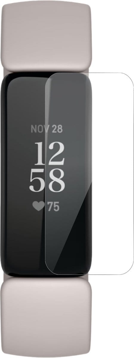 Screenprotector geschikt voor Fitbit Inspire 2 - Folie Screen Protector geschikt voor Fitbit Inspire 2