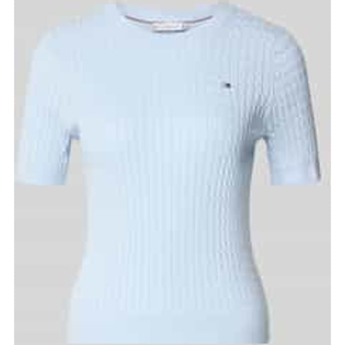 slim fit T-shirt van puur katoen