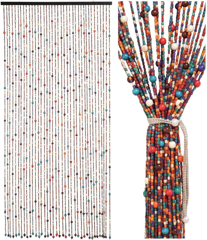 DailySupplies® Deurgordijn Kralen - Macrame - 90x200