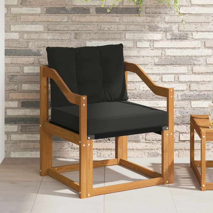 vidaXL - 2 - Stuk - Buitensofa - Massief - Acacia - Hout - Naturel