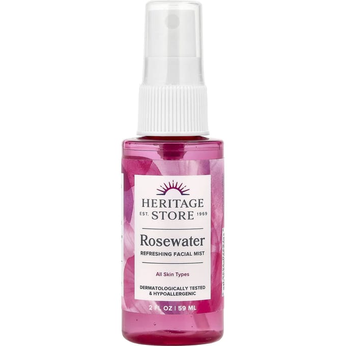 Rozenwater, Spray Mist Spray, Rozenblaadjes, 59ml(2 fl oz)