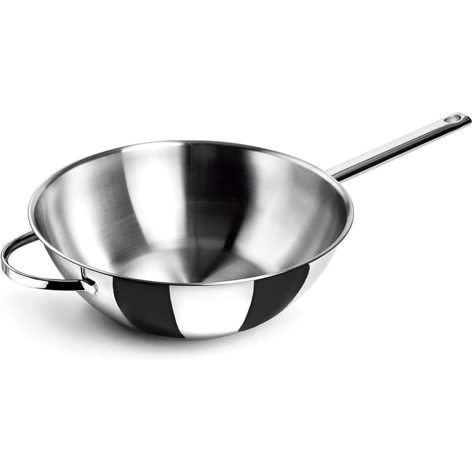 Wok met platte bodem Lacor Belly 30 cm