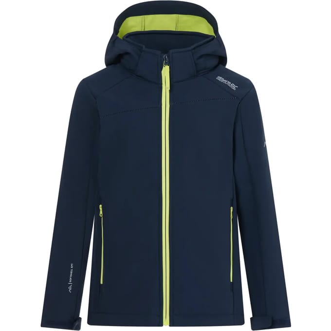 Regatta Haydenbury Softshelljack Blauw 10 Years Kinderen