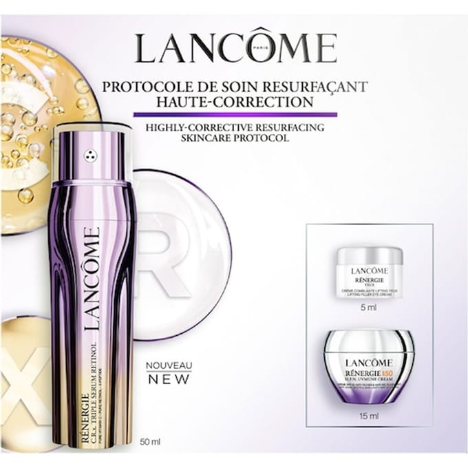 Lancôme Rénergie Triple Serum Retinol Routine Set Anti-agingserum Dames