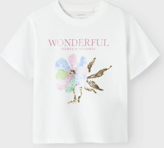 NAME IT - NKFDUKKO SS NREG TOP BOX - Meisjes - T-shirts - Maat 122/128