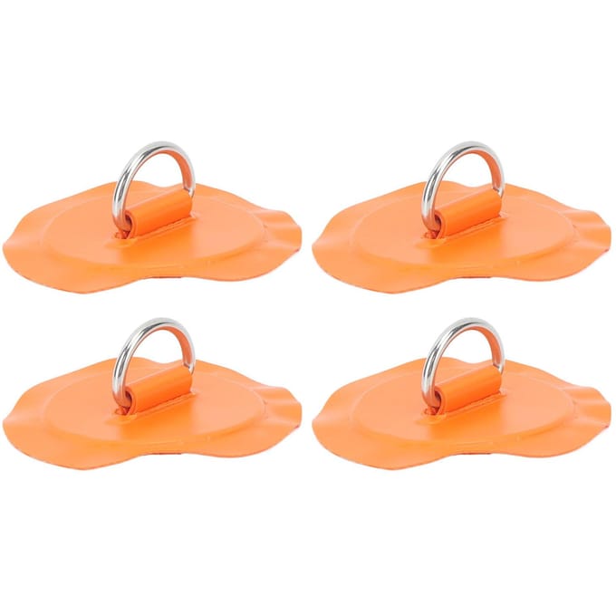 D-ring Patch Rond Lichtgewicht D-ring PVC Patch voor Opblaasbare Boot Surfplank Stand Up Paddleboard orange
