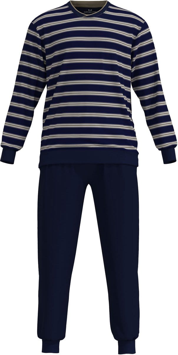 Gotzburg interlock pyjama blauw