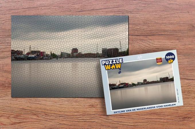 Puzzel Skyline - Haarlem - Water - Legpuzzel - Puzzel 1000 stukjes volwassenen