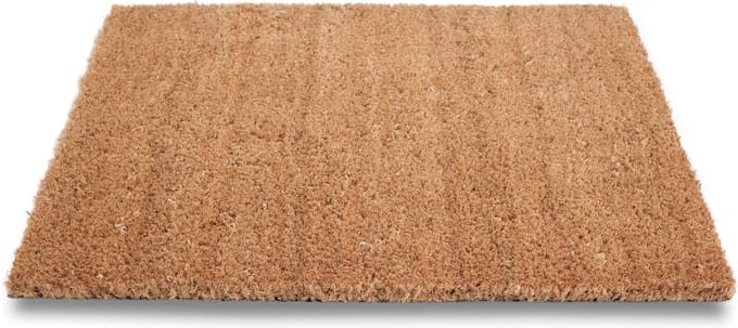 Deurmat/buitenmat - Set van 2x stuks - pvc/kokos - 50 x 80 cm - droogloopmat