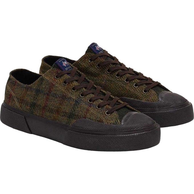 Superga Volwassen unisex 2432 Works Patchwork Wollen Trainers (Groen/donkerbruin)