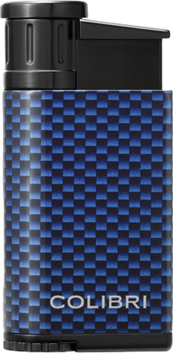Colibri Aansteker Evo Carbon Fiber Blue