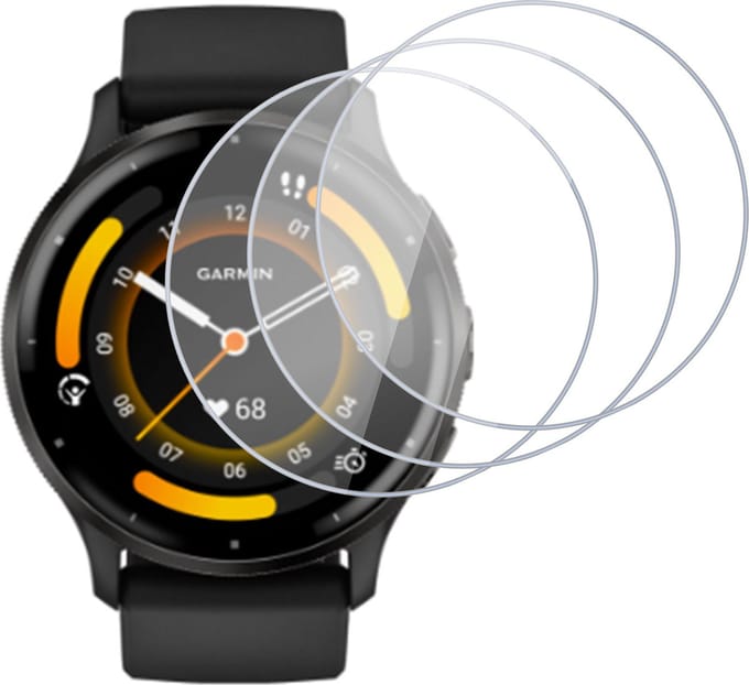 3x Screenprotector geschikt voor Garmin Venu 3 - Folie Screen Protector geschikt voor Garmin Venu 3