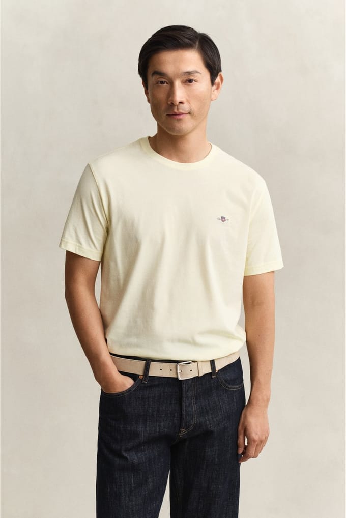 Gant T-shirt regular fit schild