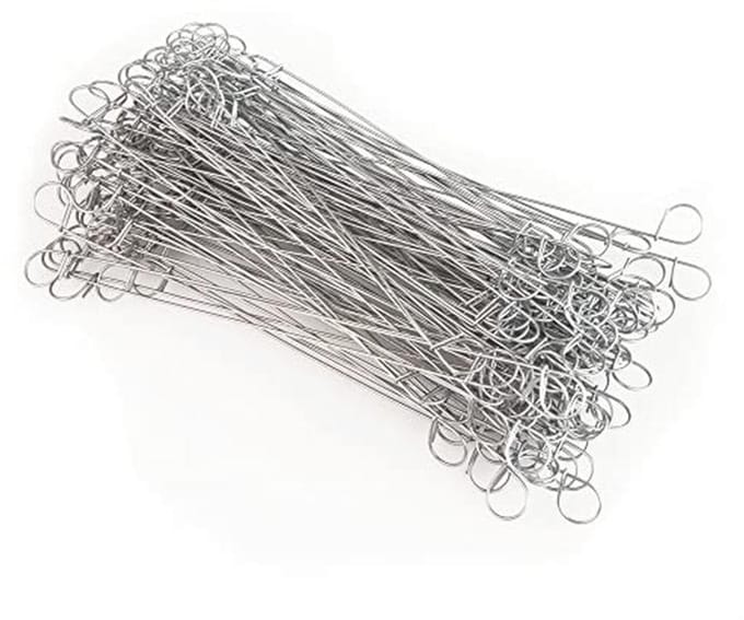Draadsluitingen voor boordraad - 150 stuks - 16 cm - verzinkt