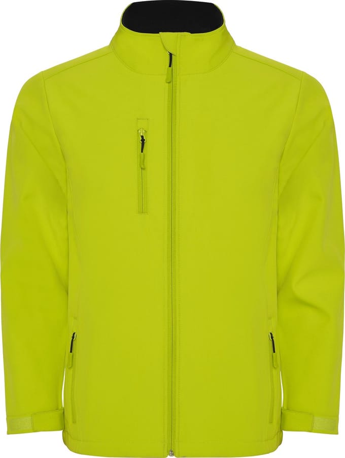 Roly Men´s Nebraska Softshell Jacket RY6436 - Lime Punch 235 - L