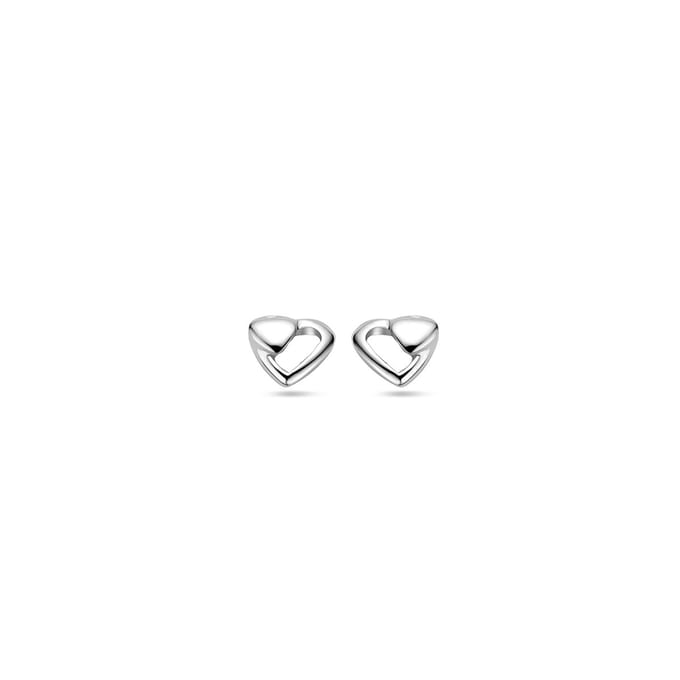 YO&NO Oorknoppen hartjes - Oorbellen Dames - Gerhodineerd 925 zilver